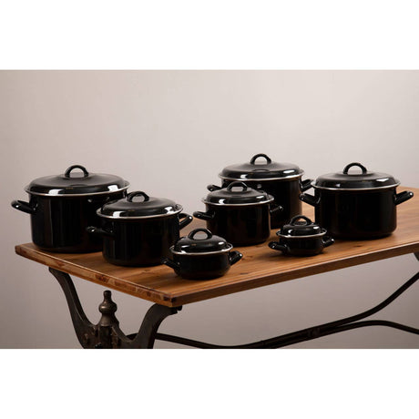 Porter Black Enamel Mini Casserole Dish