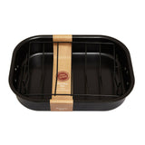 From Scratch Large Black Roasting Pan With Rack