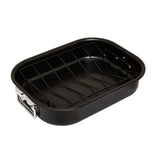 From Scratch Large Black Roasting Pan With Rack