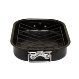 From Scratch Large Black Roasting Pan With Rack