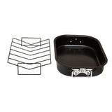 From Scratch Large Black Roasting Pan With Rack
