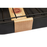 From Scratch Large Black Roasting Pan With Rack