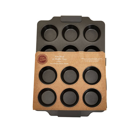 From Scratch Grey Twelve Cup Muffin Tray