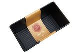 From Scratch Marble Effect Black Loaf Tin