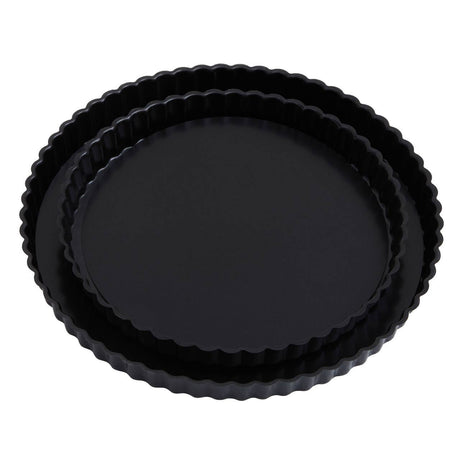 From Scratch Set Of Two Fluted Flan Dishes