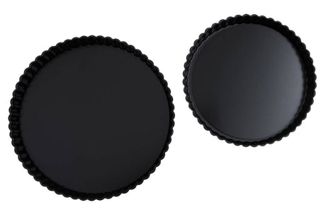 From Scratch Set Of Two Fluted Flan Dishes