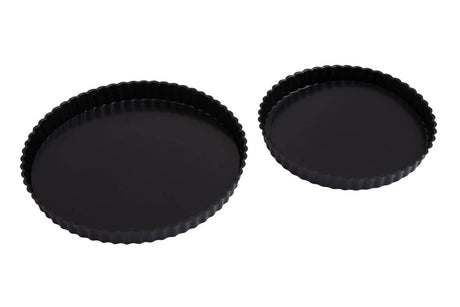 From Scratch Set Of Two Fluted Flan Dishes