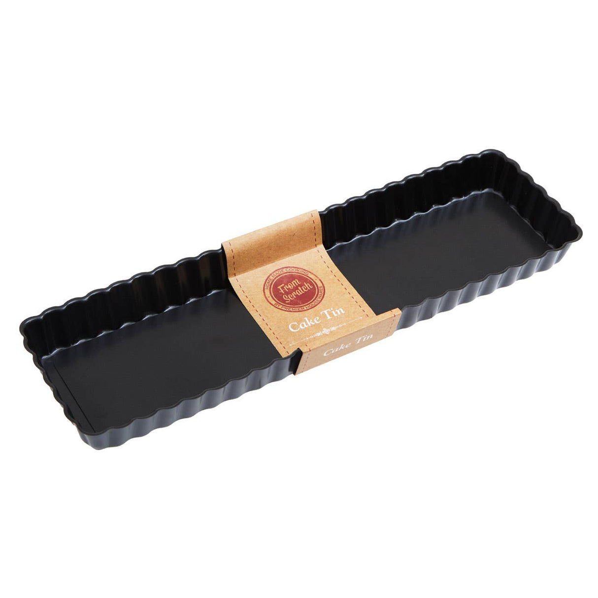 From Scratch Rectangular Fluted Cake Tin