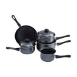 Viggo 5Pc Dark Silver Cookware Set