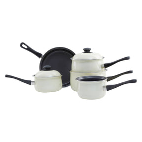 Viggo 5Pc Cream Belly Pan Set