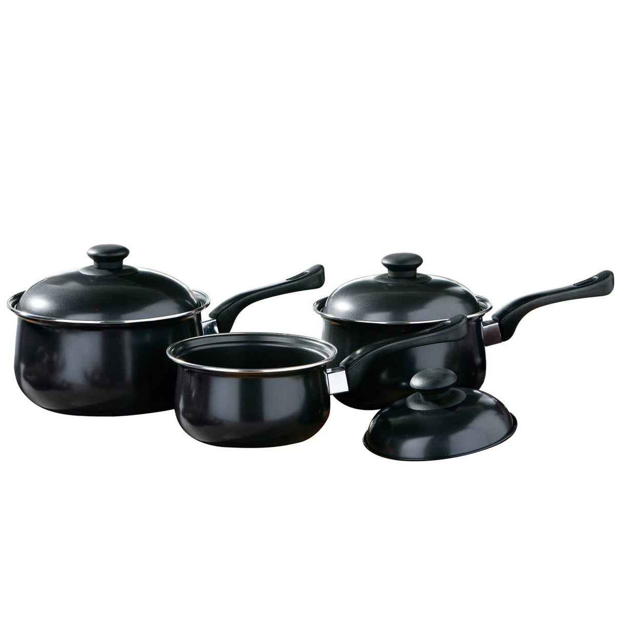 Viggo 3Pc Black Belly Pan Set
