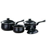 Viggo 3Pc Black Belly Pan Set