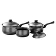 Viggo 3Pc Silver Belly Pan Set
