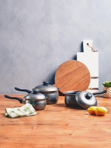 Viggo 3Pc Silver Belly Pan Set