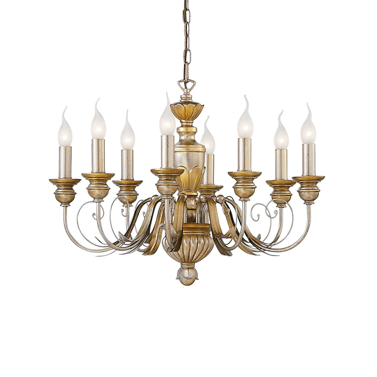 Timeless Elegance: Dora 8-Arm Traditional Candle Style Chandelier