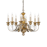 Timeless Elegance: Dora 8-Arm Traditional Candle Style Chandelier