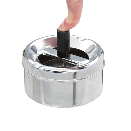 Chrome Effect Small Spinning Ashtray