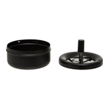 Medium Black Spinning Ashtray