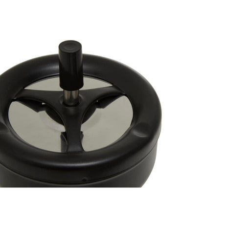 Large Black Spinning Ashtray