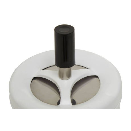 White Spinning Ashtray