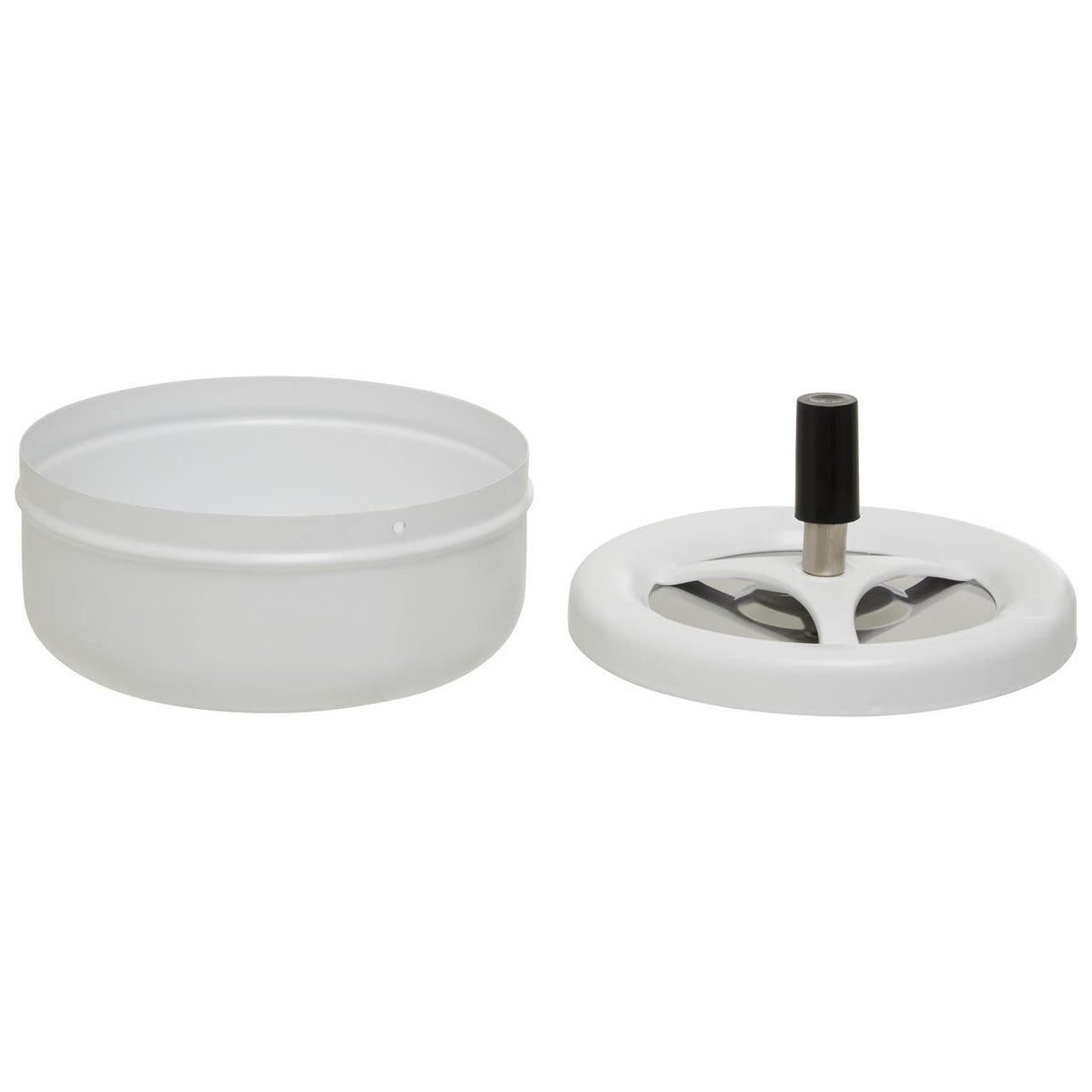 Matte White Large Spinning Ashtray