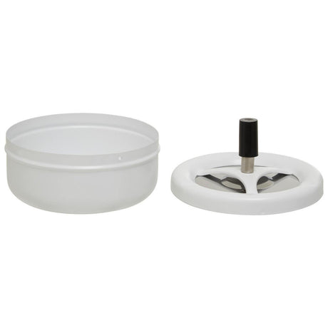 Matte White Large Spinning Ashtray