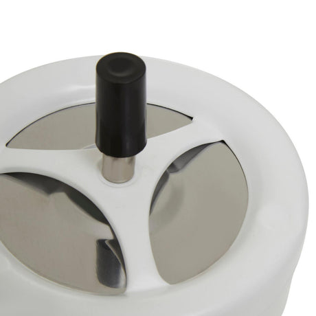 Matte White Large Spinning Ashtray