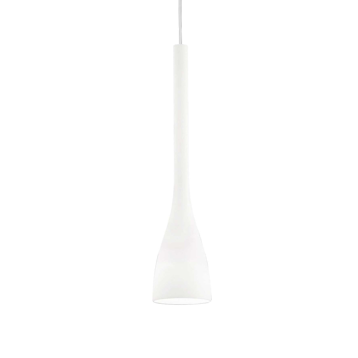 Elegant Champagne Flute Pendant Light in White