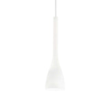 Elegant Champagne Flute Pendant Light, Modern Design, White