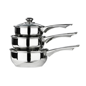 3PC Mirrored Pan Set