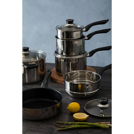 Avery 6Pc Stainless Steel Cookware Set