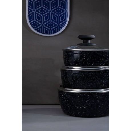 Stoneflam 16cm Saucepan With Glass Lid