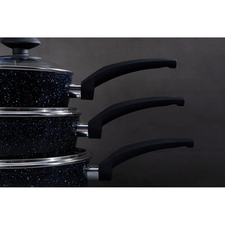 Stoneflam 20cm Saucepan With Glass Lid