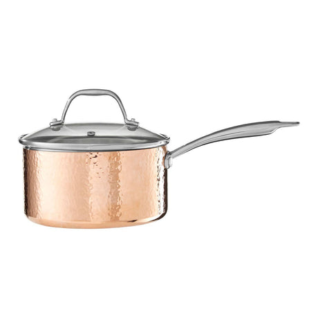 Minerva Medium Hammered Saucepan