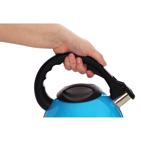 Blue 2500ml Whistling Kettle