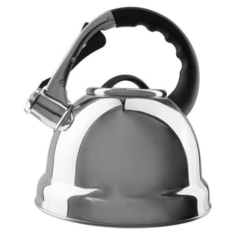 Mirrored 3200ml Whistling Kettle