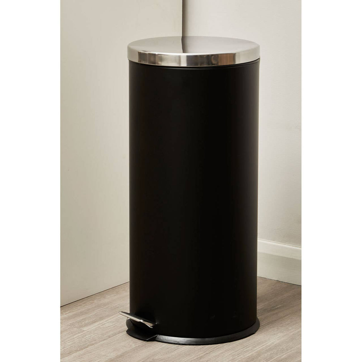 Miller 30Ltr Matt Black Pedal Bin