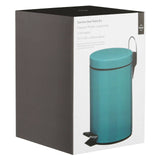 3 LtrTurquoise Pedal Bin