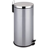 Miller Grey Stainless Steel Pedal Bin 30 Ltr