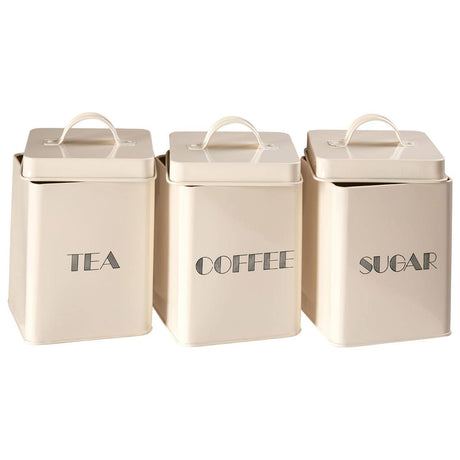 Easton 5 Pc Cream Finish Storage Set