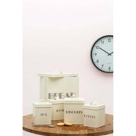 Easton 5 Pc Cream Finish Storage Set