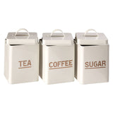Easton 5pc Grey and Gold Enamel Storage Set