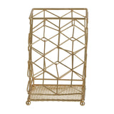 Vertex Contour Matte Gold Utensil Holder