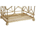 Vertex Contour Matte Gold Utensil Holder