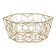 Vertex Contour Matte Gold Fruit Basket