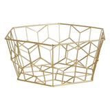 Vertex Contour Matte Gold Fruit Basket