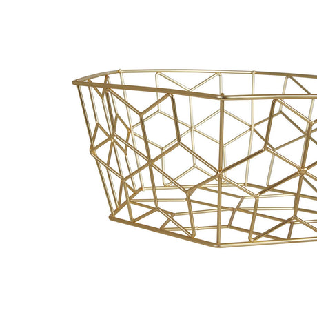 Vertex Contour Matte Gold Fruit Basket