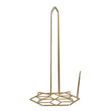 Vertex Kitchen Roll Holder With Contour Matte Gold Finish
