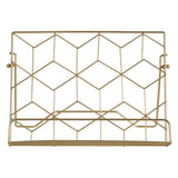 Vertex Contour Matte Gold Finish Cookbook Stand