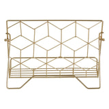 Vertex Contour Matte Gold Finish Cookbook Stand